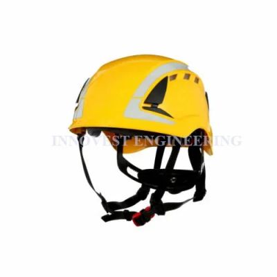 3M X5002VE-CE SecureFit Yellow Vented Safety Helmet
