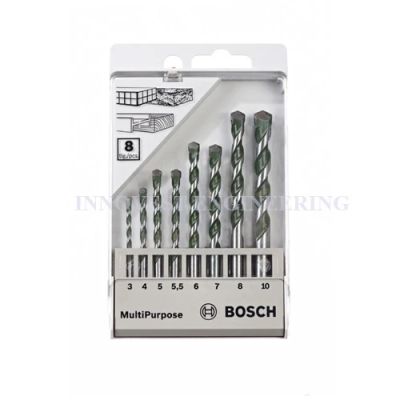 Bosch Multi Purpose Drill Bit (CYL-4) Set - 8pcs