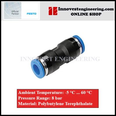 Festo NPQE Push In Straight Connector