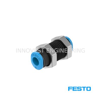 QSMS Festo Push In Bulkhead Connector