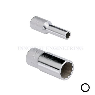 Genius 1/2″ 12pt Deep Hand Socket – Metric