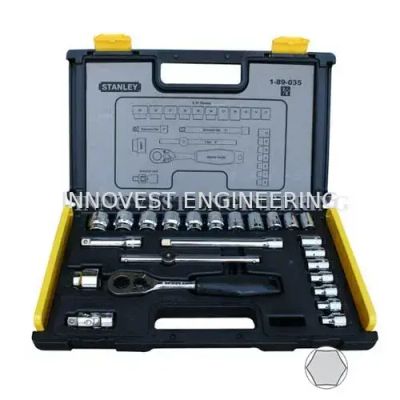 Stanley 89-035-1 24-Piece 3/8″ Drive Socket Set