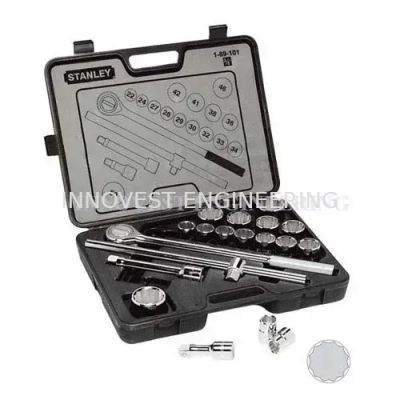 Stanley 89-133-1 19-Piece 3/4″ Drive Socket Set – Inch