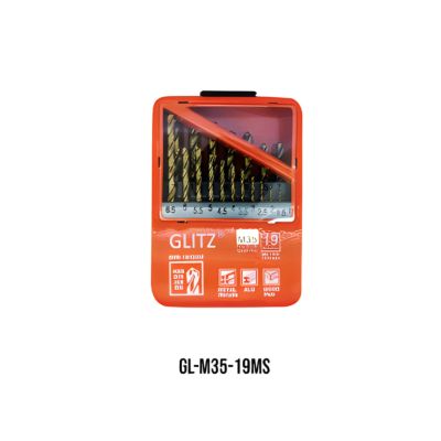 GLITZ M35 Cobalt Drill Bits Set Stainless Steel