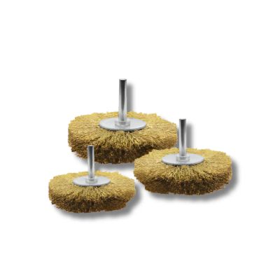 Glitz Non Spark Wheel Brush With Shank 6mm-0.3 Wire