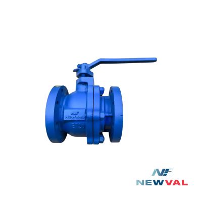 NEWVAL BV401 CAST IRON 2PC BODY BALL VALVE, JIS10K FLANGED END