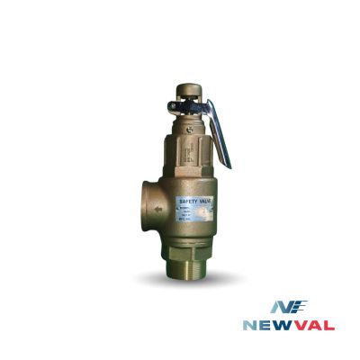 NEWVAL R10L BRONZE BODY SAFETY RELIEF VALVE WITH LEVER