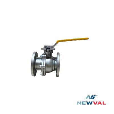 NEWVAL BV409MP STAINLESS STEEL 2PC BODY BALL VALVE, FLANGED END, SS316, JIS10K