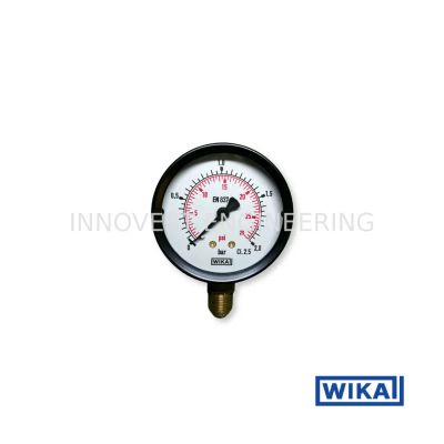 WIKA 111.10.063 General Pressure Gauge, G1/4B, Bottom Connection