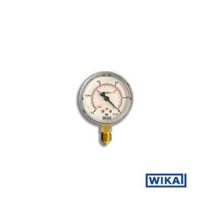 WIKA 111.10.063 General Vacuum Gauge, G1/4B, Bottom Connection
