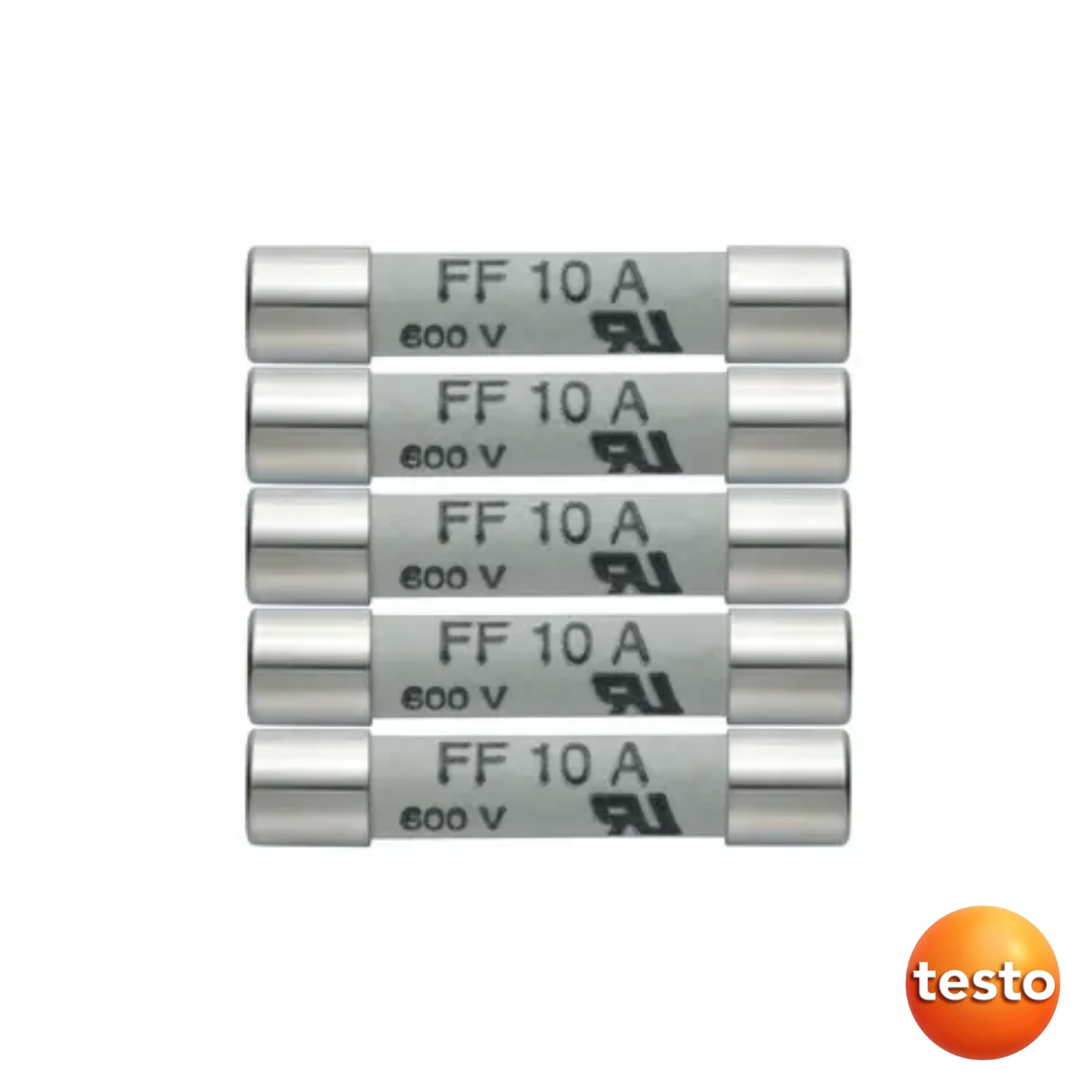 Testo Spare 10 a/600 V Fuses - 5 Items