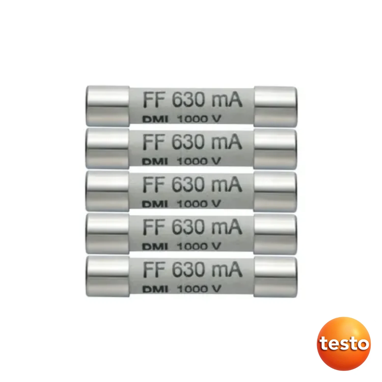 Testo Spare 630 MA/1000 V Fuses - 5 Items