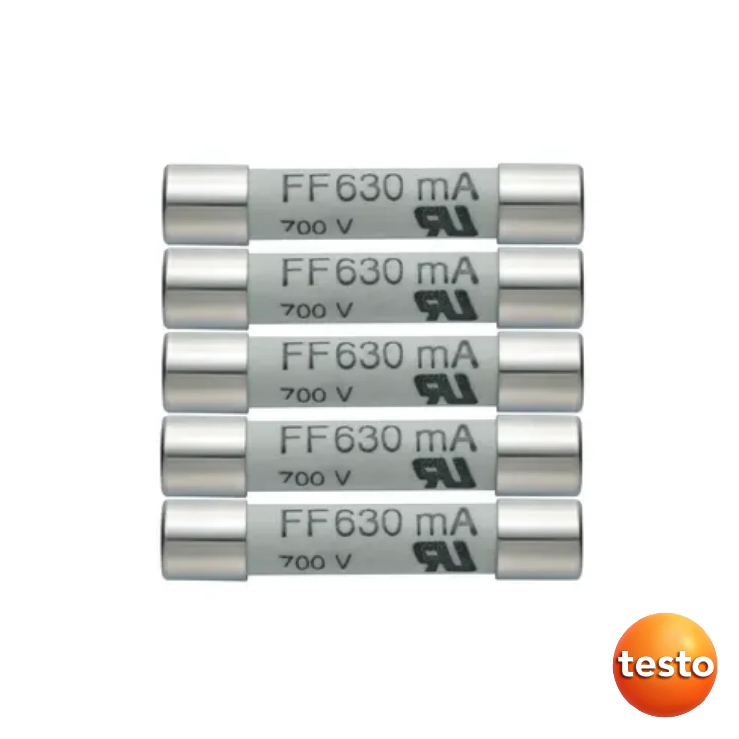 Testo Spare 630 MA/600 V Fuses - 5 Items