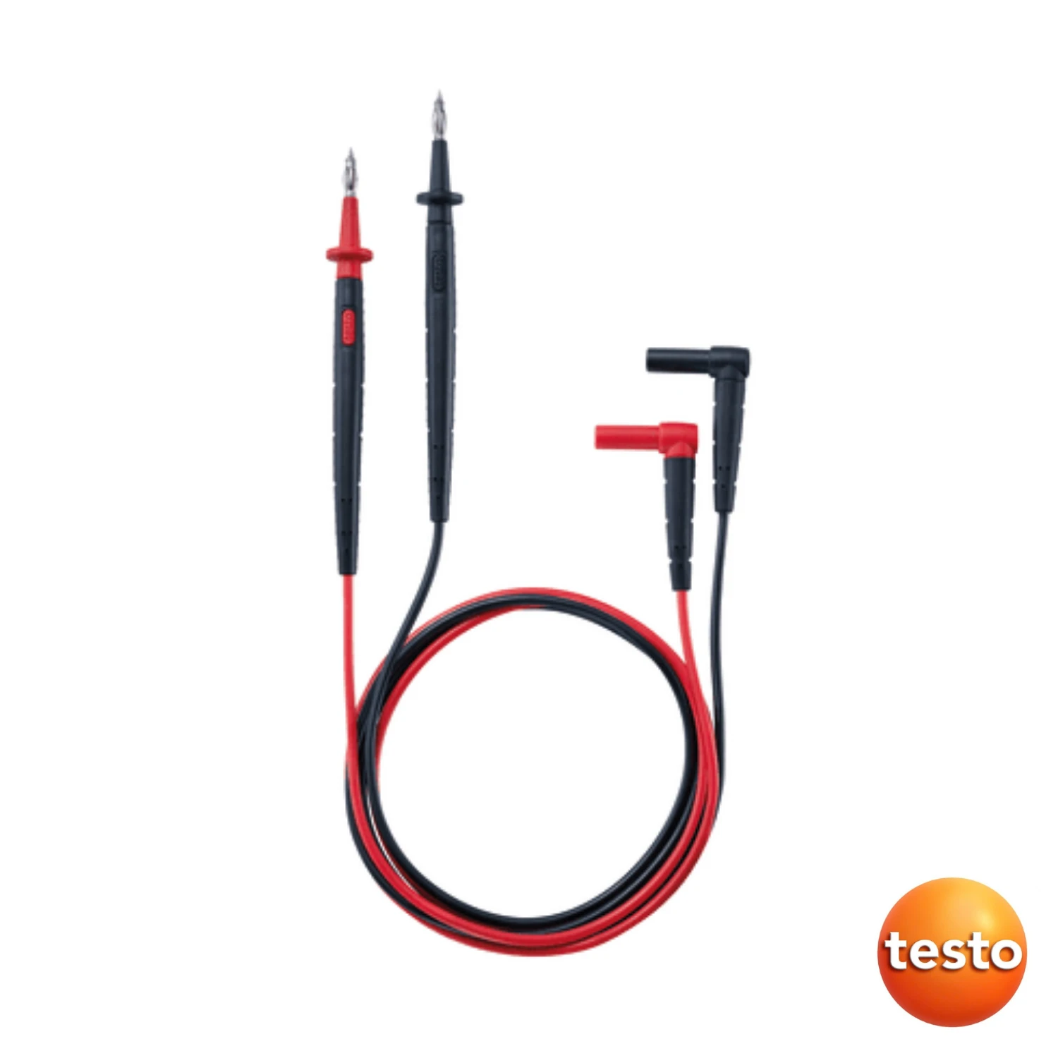 Testo Standard Measuring Cables (Angled Plug) - Tip Ø: 4 mm