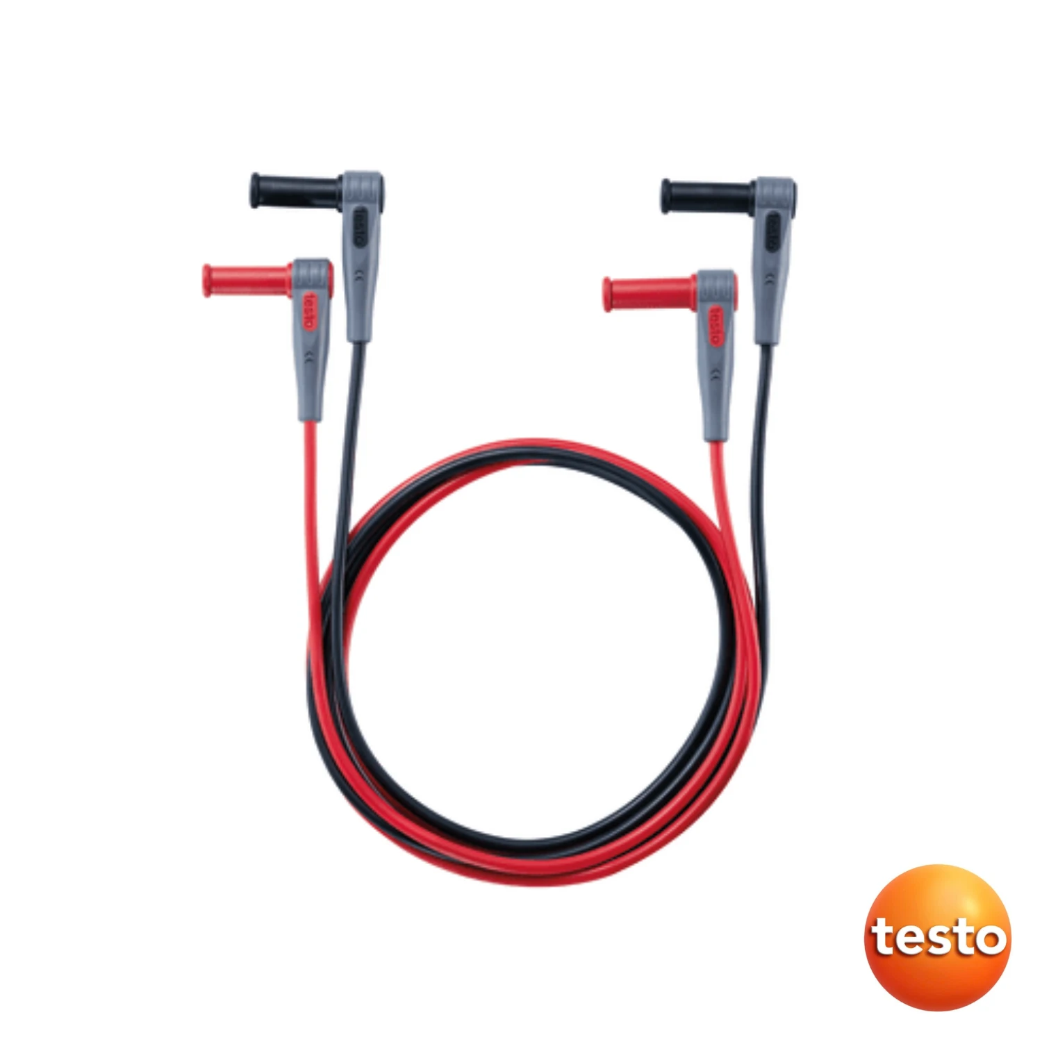 Testo Measuring Cable Extensions (Angled Plug) - 1 Set