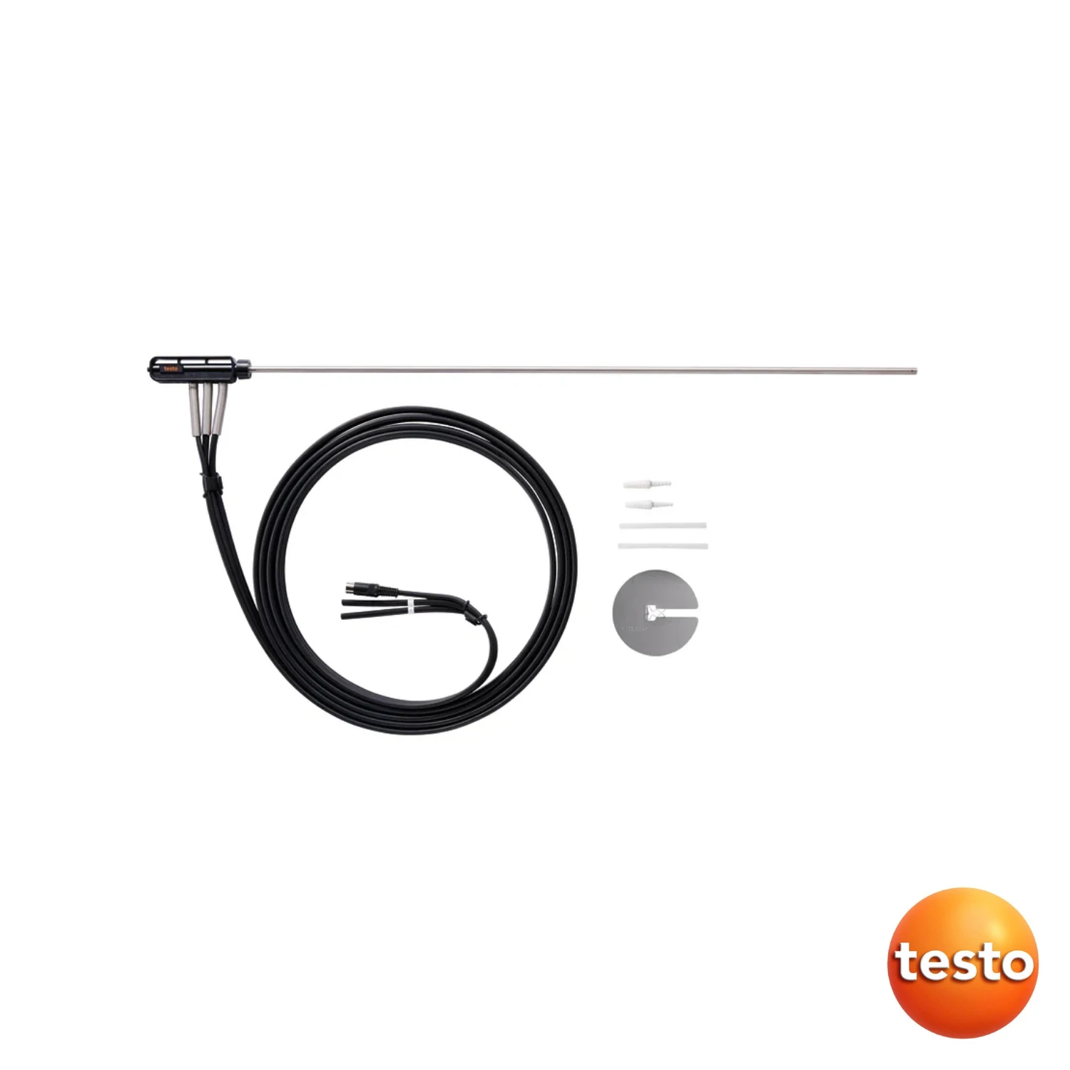 Testo Stainless Steel Pitot Tube, Length 750 mm - for Measuring Flow Velocity, Including Temperature Measurement