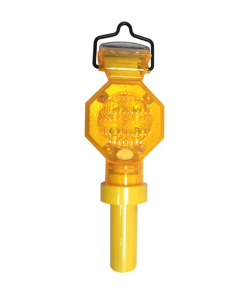 Solar Powered Warning Light (Yellow/Red)