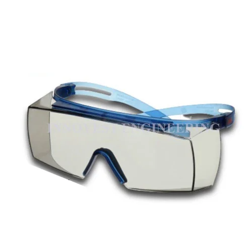 3M SF3707ASGAF-BLU SecureFit Scotchgard Grey Protective Eyewear