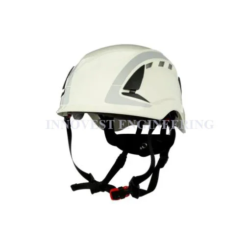 3M X5001VE-CE SecureFit White Vented Safety Helmet