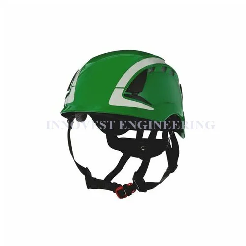 3M X5004VE-CE SecureFit Green Vented Safety Helmet
