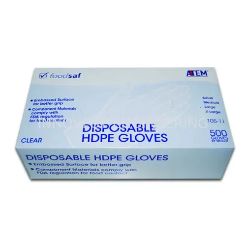 ATEM 105-11 Foodsaf HDPE Glove