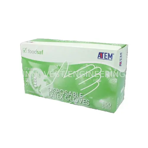 ATEM 274-09 Foodsaf Latex Glove