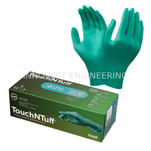 TouchNTuff® 92-605 Disposable Nitrile Glove