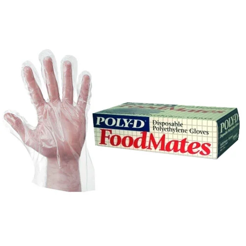 Poly-D 35-835 Disposable PE Food Handling Glove