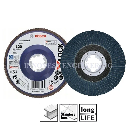 Bosch 4" Flap Disc for Stainless Steel