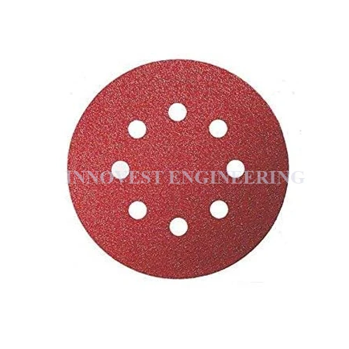 Bosch 5" Red Coated Velcro Disc - 8 Holes
