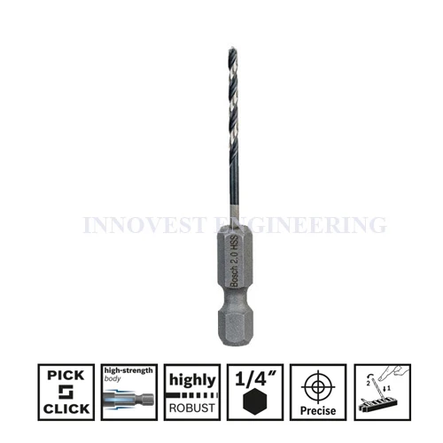 Bosch Hex Shank HSS-G Metal Drill Bits