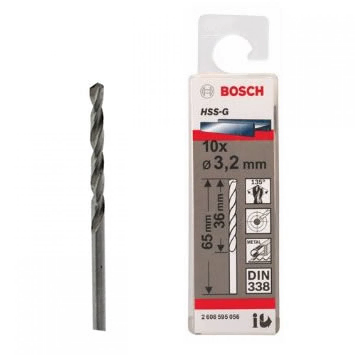 Bosch HSS-G Metal Drill Bit