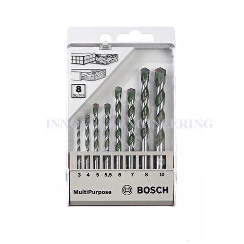 Bosch Multi Purpose Drill Bit (CYL-4) Set - 8pcs