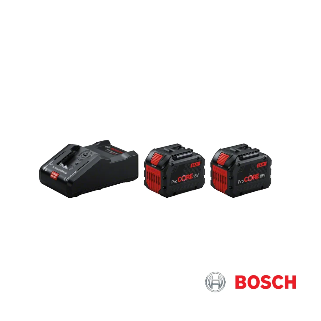 Bosch ProCore starter kit 18V 12.0 Ah (2 Batteries) +GAL 18V-160 C (1 Charger)