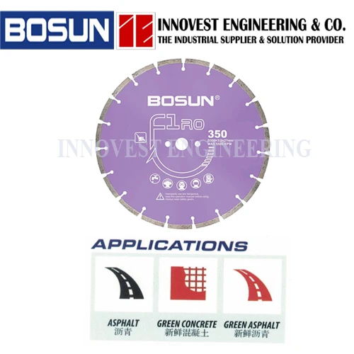 Bosun 14" F1RO-350 High Performance Wet Asphalt Diamond Cutting Wheel
