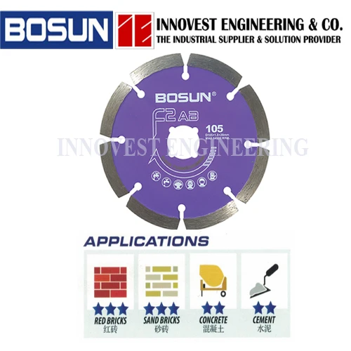 Bosun 4" F2AB General Purpose Diamond Cutting Wheel