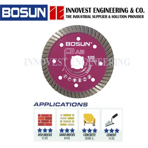 Bosun 4" F3AB General Purpose Diamond Cutting Wheel