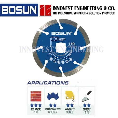 Bosun 4" F3GP General Purpose Diamond Cutting Wheel