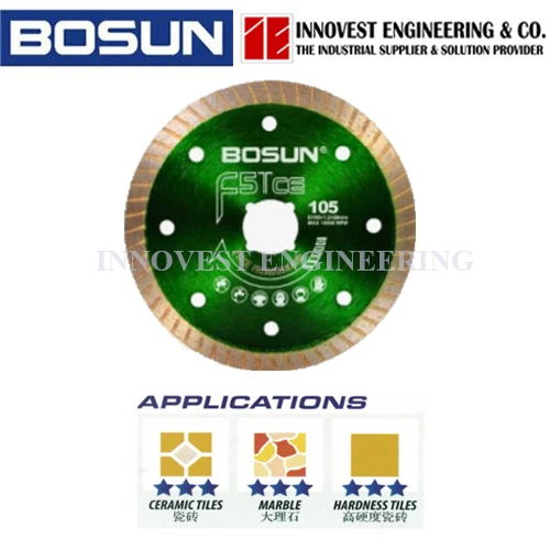 Bosun 4" F5TCE Ceramic Diamond Cutting Wheel