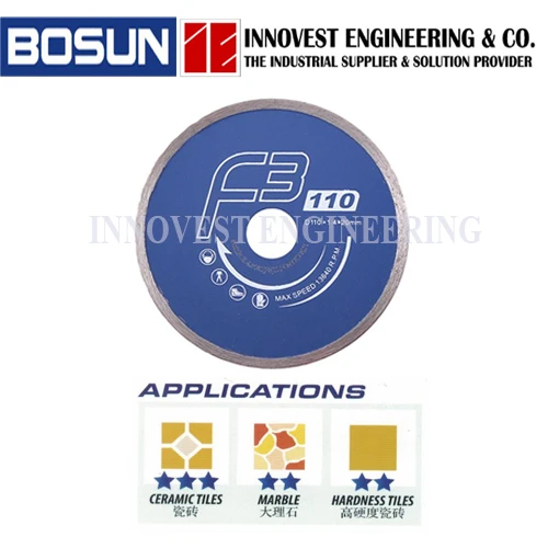 Bosun 4" FNO3S Ceramic Diamond Cutting Wheel