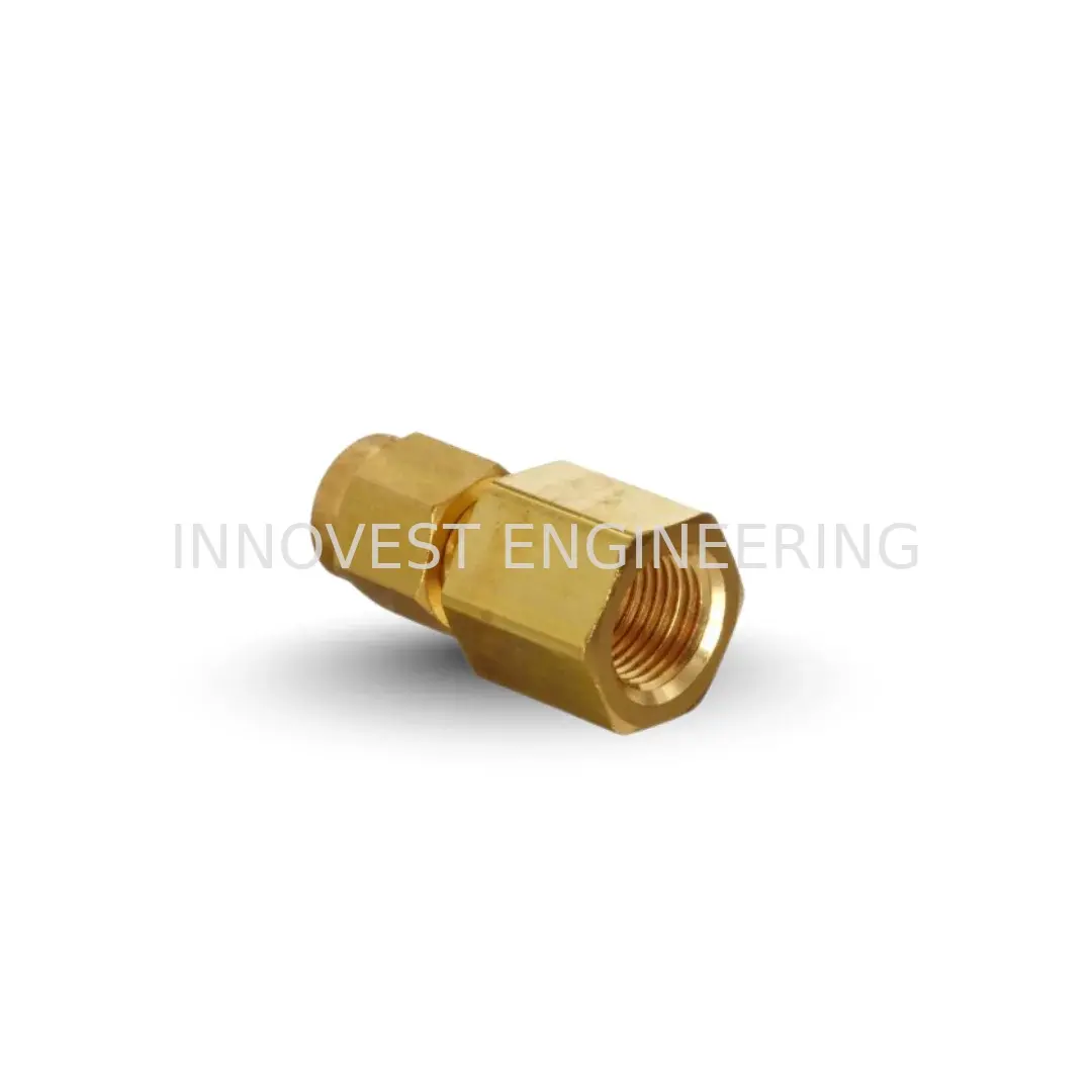Brass Compression Female Connector