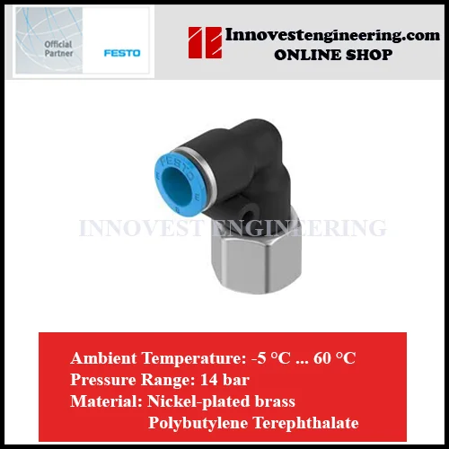 Festo NPQE Push In Elbow Female Fittings