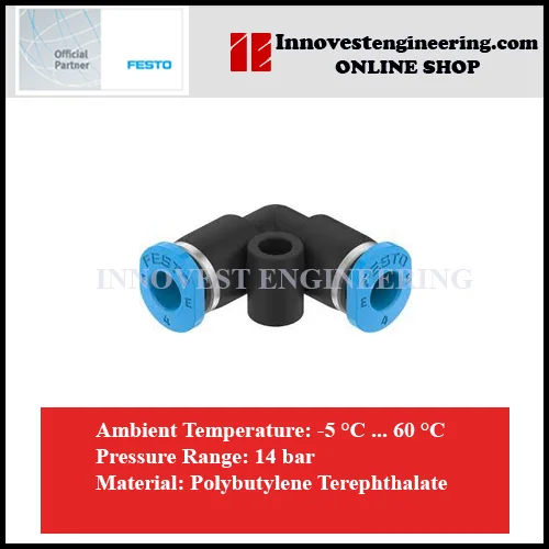 Festo NPQE Push In Elbow Connector