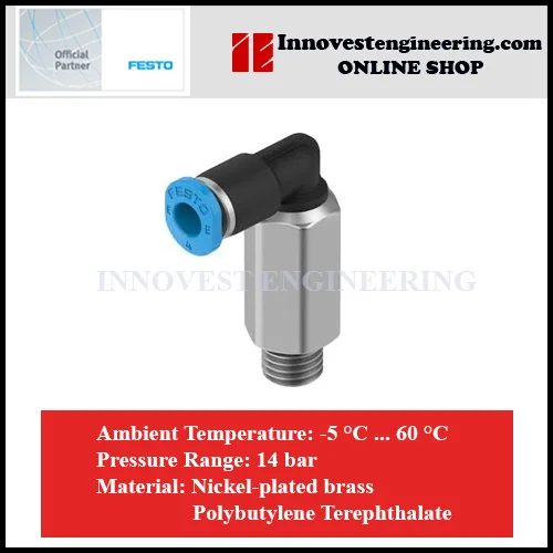 Festo NPQE Push In Long Elbow Fittings