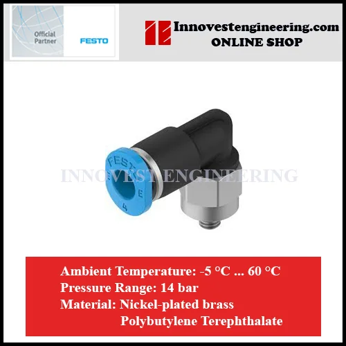 Festo NPQE Mini Push In Elbow Fittings