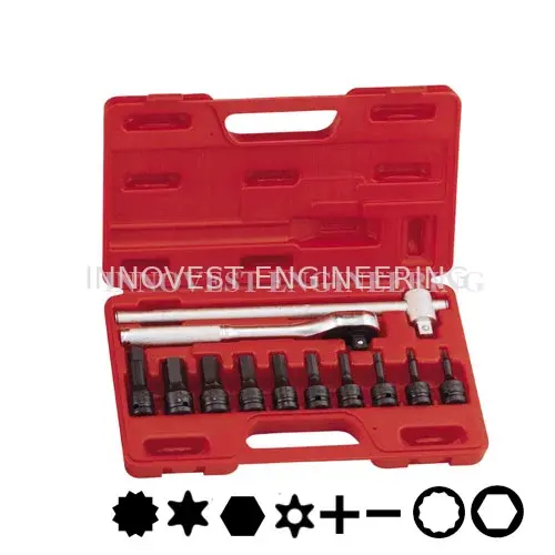 Genius 10 Piece Extra Long Tamperproof Star Key Set
