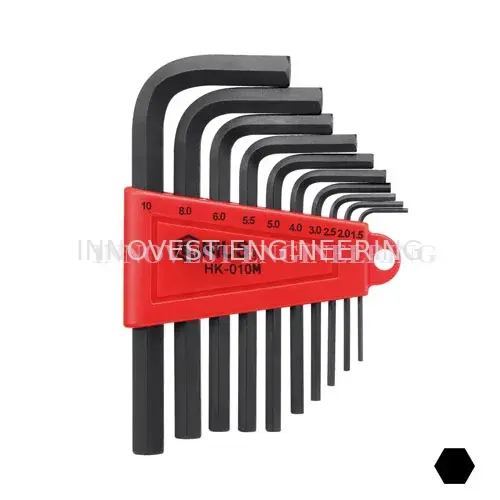 Genius 10 Piece Hex Key Set – Metric