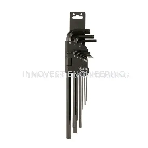 Genius 9 Piece Extra Long Hex Key Set