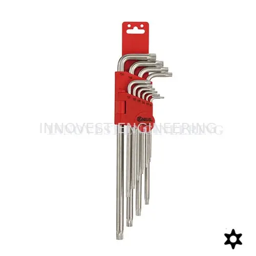 Genius Extra Long Tamperproof Star Key Set