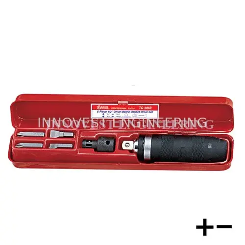 Genius 6 Piece 1/2″ Drive Impact Driver Set